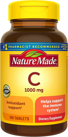 Vitamina C 1000mg Nature Made (bote con 100 tabletas)