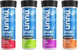 Nuun Sport Tabletas de Electrolitos para Hidratación con Cafeína (caja con 4 tubos)